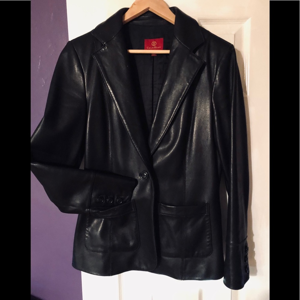 Cole Haan leather jacket